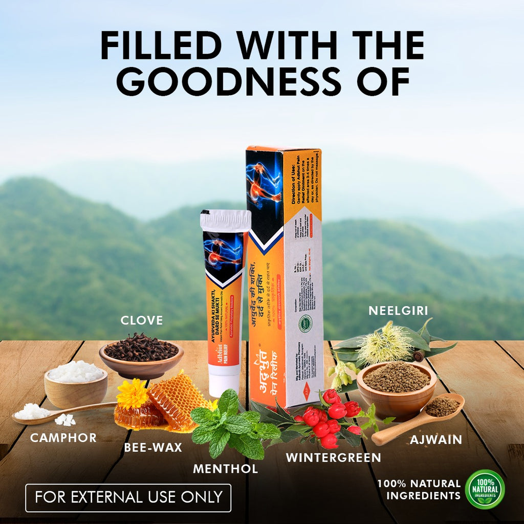 Natural Pain Relief: Adhbuth Pain Relief Ointment for Joint & Back Discomfort