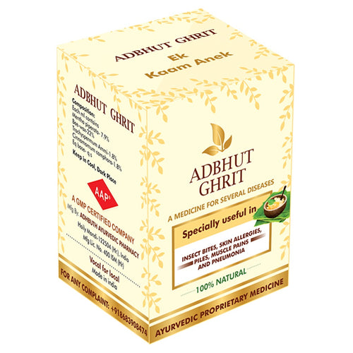 Ayurvedic Healing: Adbhut Ghrit for Respiratory, Skin Conditions & Piles